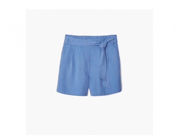 Shorts in tessuto fluido