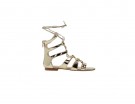 Sandali flat metallizzati