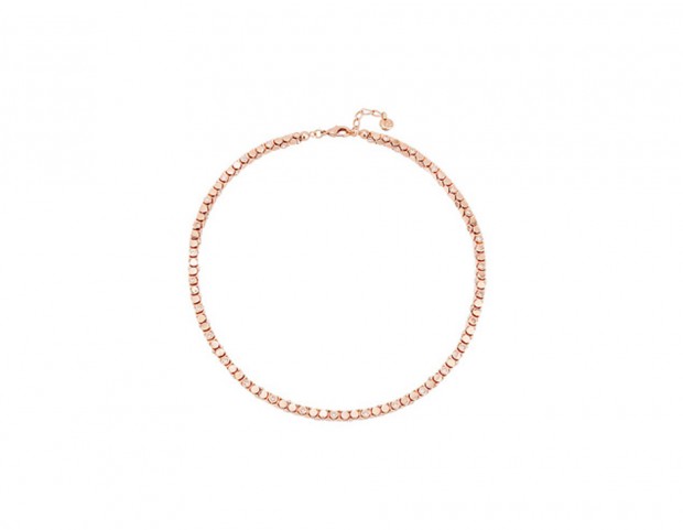 Placcato in oro rosa e con cristalli Swarovski Placcato in oro rosa e con cristalli Swarovski