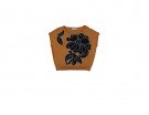 Top con fiore stampato
