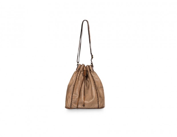 In pelle beige