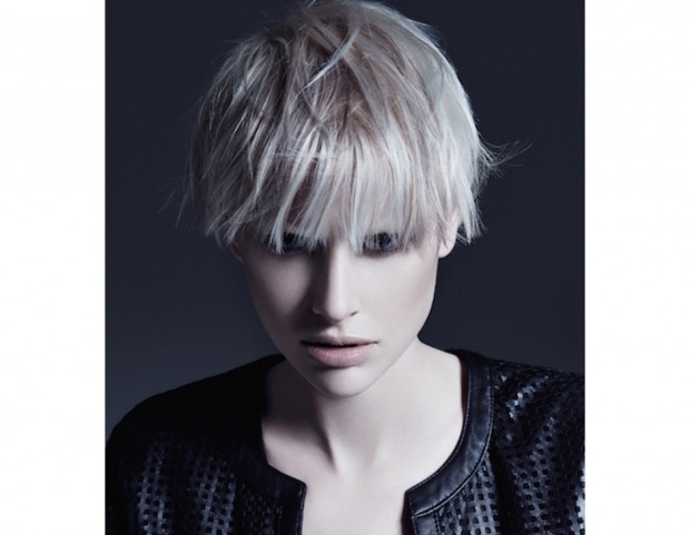 Taglio corto con frangia rock/punk style