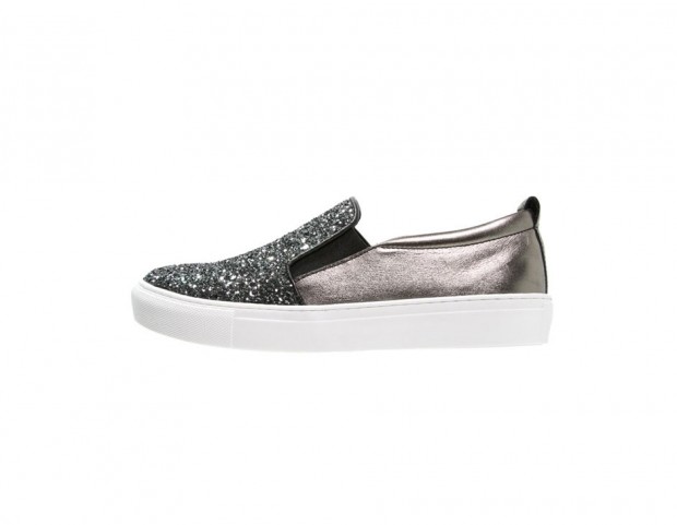 In ecopelle metal e glitter