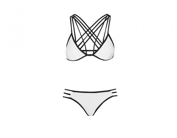 Bikini con lacci incrociati