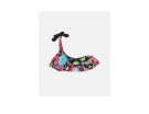 Reggiseno monospalla con volant