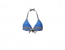 Reggiseno blu a fantasia