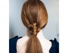 Ponytail con intreccio