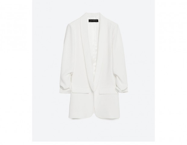 Blazer con maniche arrotolate