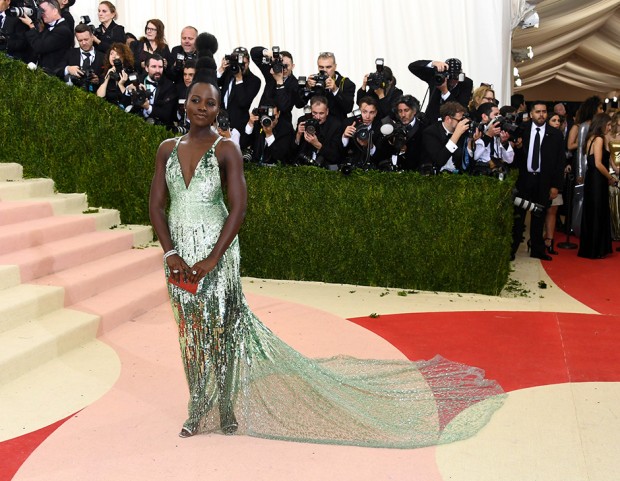 Lupita Nyong’o in Calvin Klein
