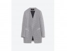 Blazer lungo in jacquard