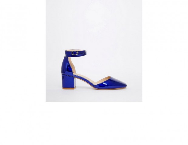 Pumps di vernice blu Pumps di vernice blu