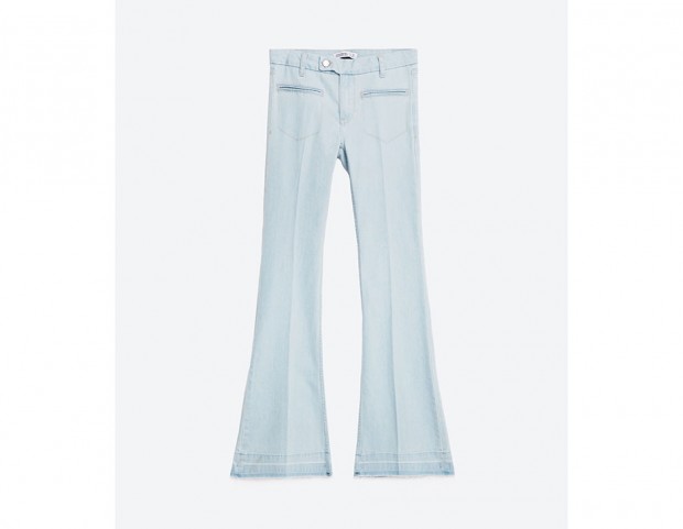 Jeans flare in denim chiaro Jeans flare in denim chiaro