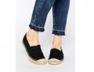Espadrillas con bordo sfrangiato