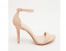 Sandali effetto snake color nude