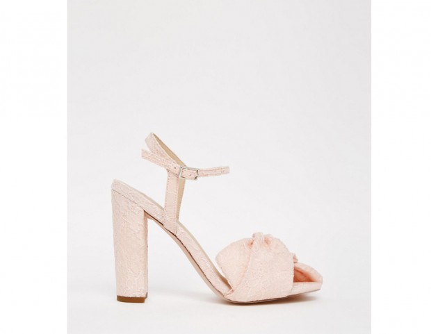 Sandali rosa con tacco