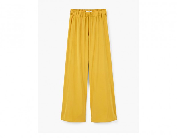 Pantaloni gialli fluidi