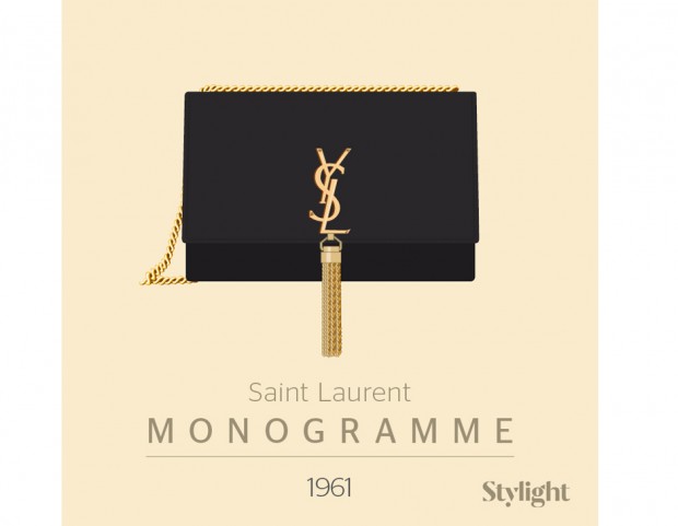 La monogramme di Saint Laurent