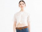 Blusa corta traforata