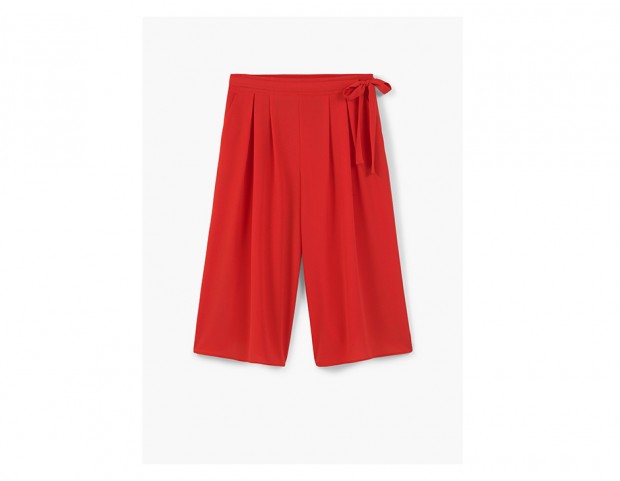 Culotte pants con fiocco