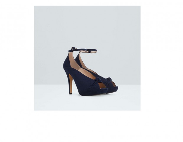 Pumps open toe con cinturino