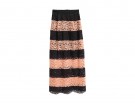 Gonna lunga in pizzo bicolor
