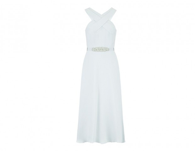 Midi dress con cintura gioiello