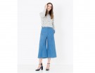 In gabardine effetto denim