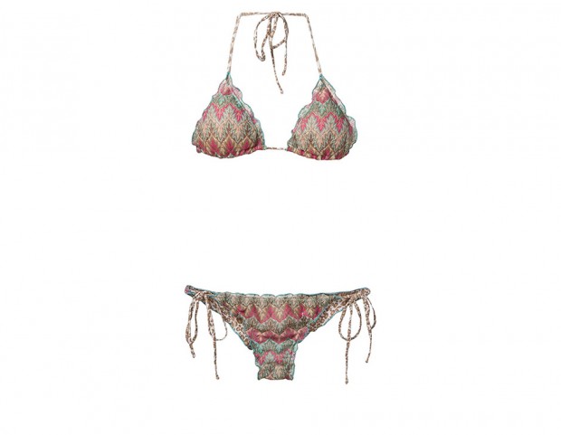 Bikini a triangolo stampato
