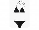 Bikini nero traforato