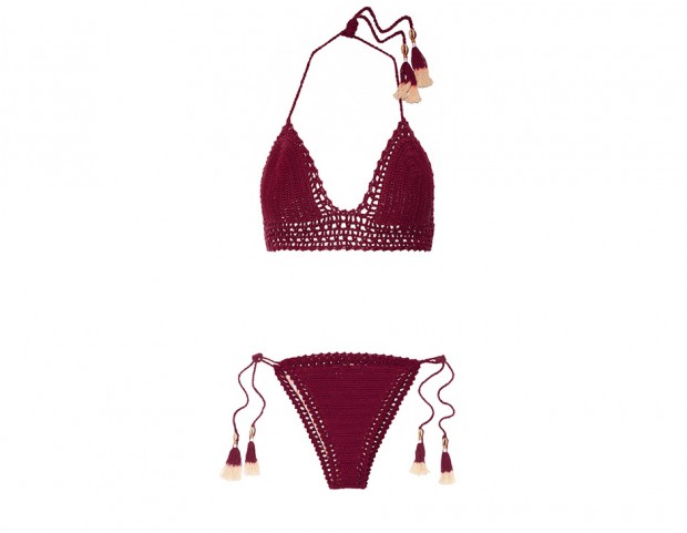 Burgundy con nappine