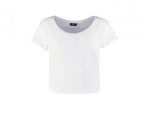 T-shirt corta a costine