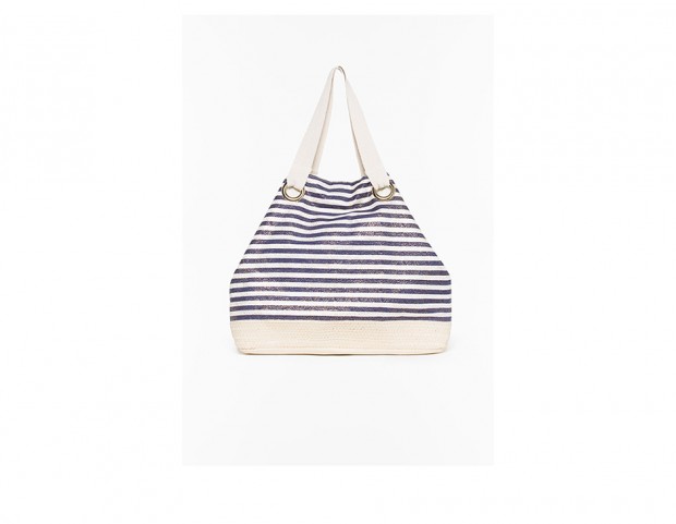 Borsa da spiaggia a righe