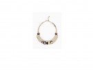 Collier di corda con strass