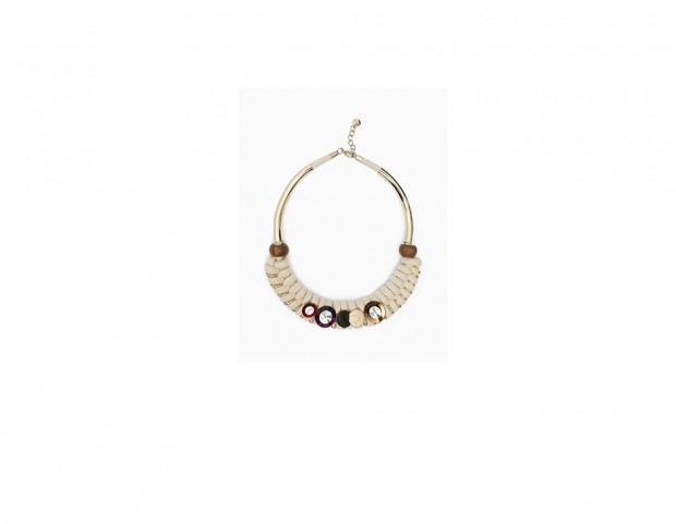 Collier di corda con strass