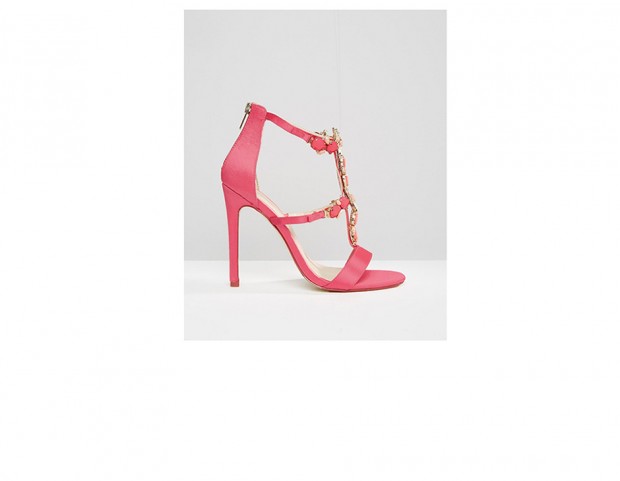 Sandali rosa con pietre smaltate