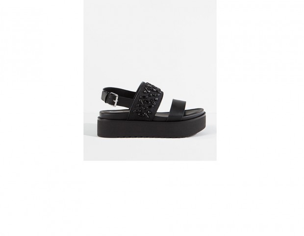 Flatform con strass ton sur ton