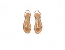Sandali flat con strass