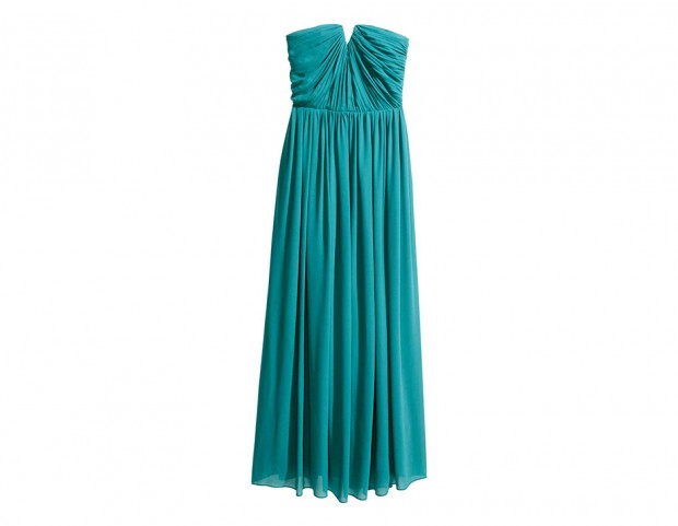 Longdress turchese di chiffon