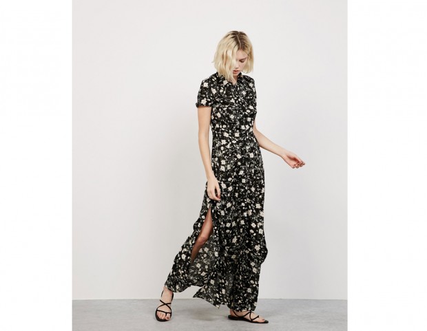 Longdress a fiori con spacchi