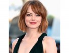 Bellissimo wavy bob per il volto squadrato di Emma