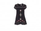 Minidress con disegni floreali