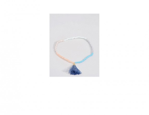 Bracciale con nappa e perline
