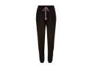 Jogger pants con inserto ricamato