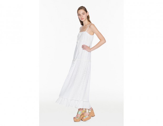 Longdress con balza sul fondo