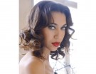 Long bob con boccoli