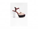 Sandali in suede con platform
