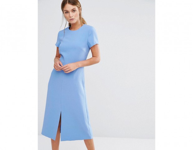 Midi dress con spacco