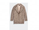 Caban in jacquard floreale