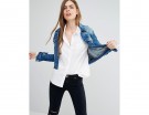 Giacca di jeans con strappi