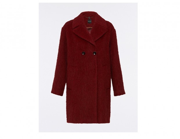Cappotto in alpaca e mohair